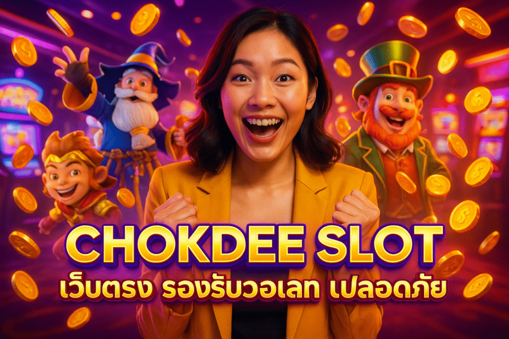 CHOKDEE SLOT เว็บตรง รองรับวอเลท ปลอดภัย
